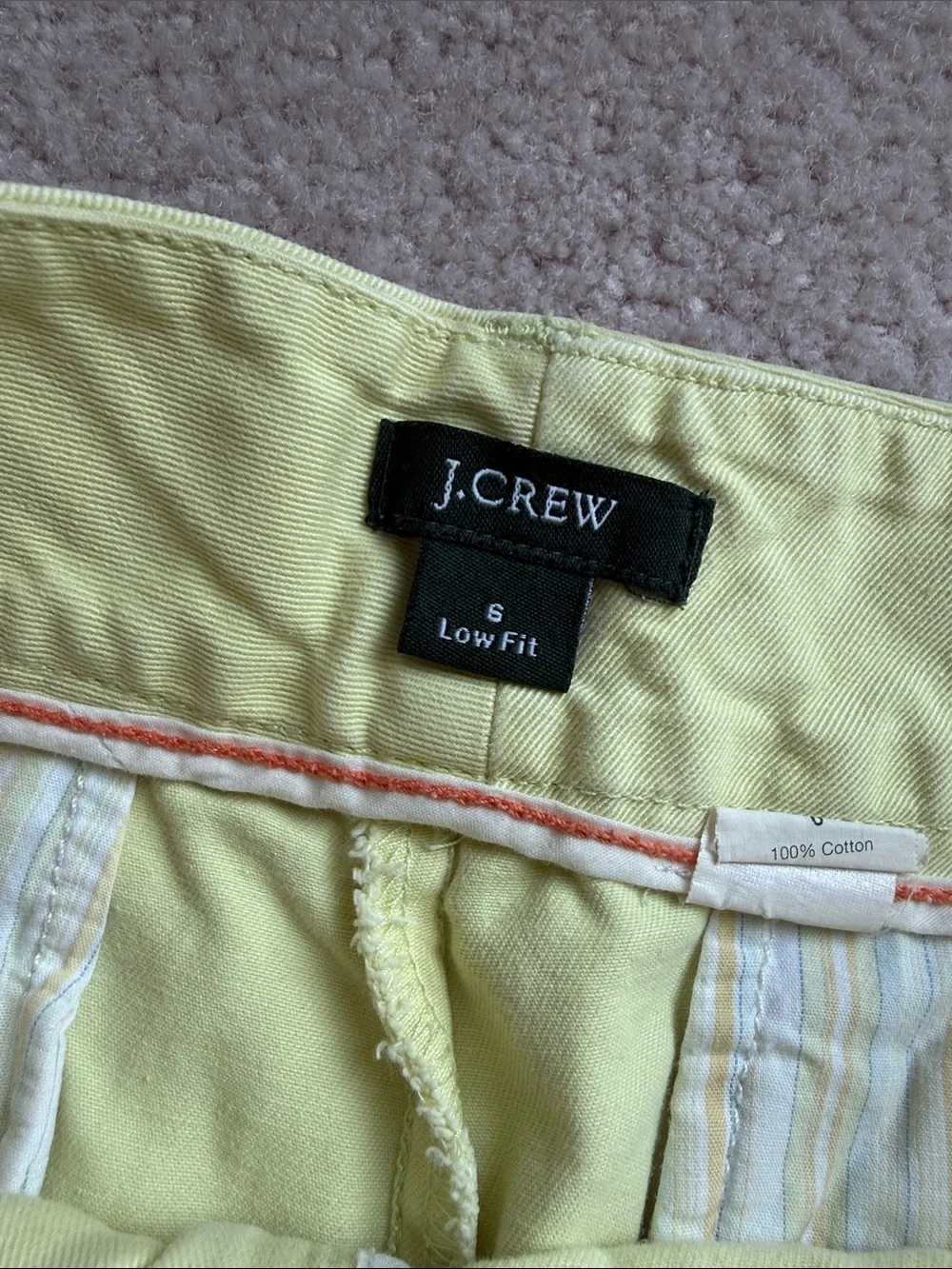 J. Crew Women's Shorts Trio in Limey Yellow, Green, Cream